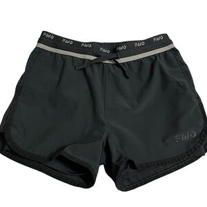 Kids Black Athletic Shorts Size Sm